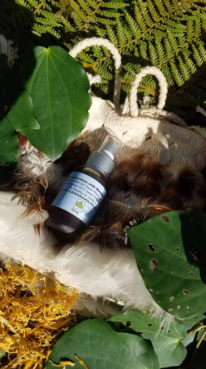 Kawakawa Kūmarahou with Mānuka Facial Serum Oosh Kawakawa NZ