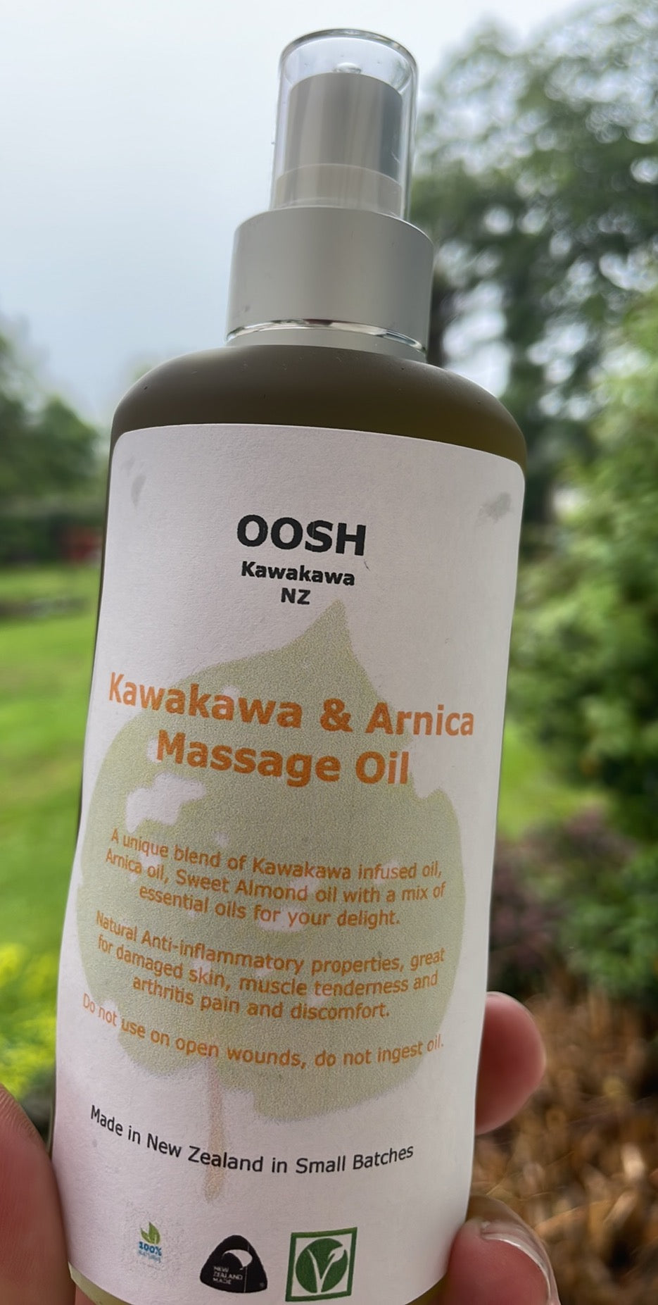 Kawakawa & Arnica Massage Oil